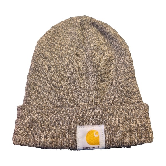 Carhartt A18 Men's Beanie Hat Lot Of 2 Winter Work Orange Brown - Picture 2 of 5